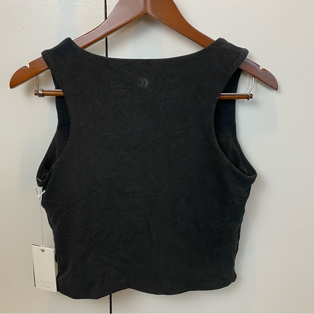 Solstice Twist Top - Z Supply - Black Sands Heather New with tags Women’s Large - Picture 3 of 6